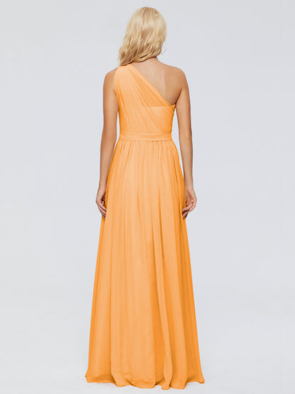 Arabella One-shoulder Chiffon Bridesmaid Dresses