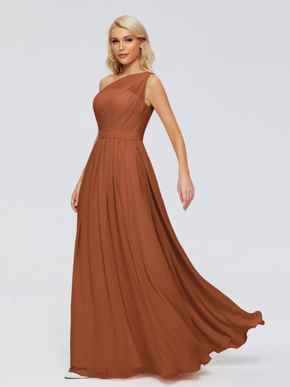 Arabella One-shoulder Chiffon Bridesmaid Dresses