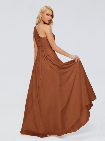 Arabella One-shoulder Chiffon Bridesmaid Dresses