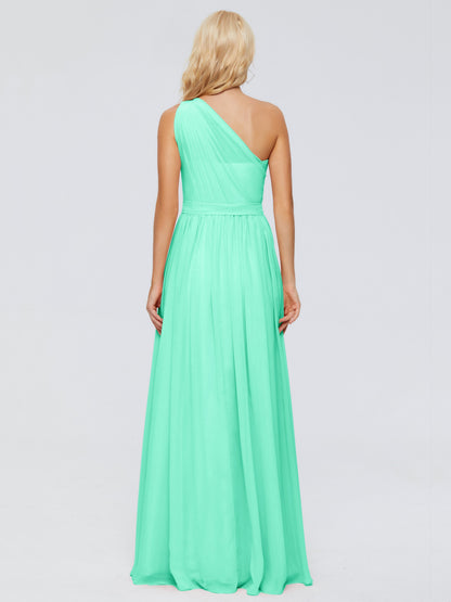 Arabella One-shoulder Chiffon Bridesmaid Dresses