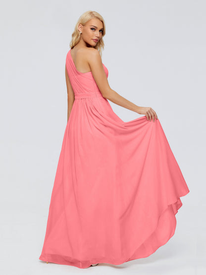 Arabella One-shoulder Chiffon Bridesmaid Dresses