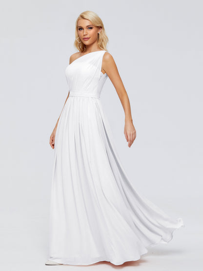 Arabella One-shoulder Chiffon Bridesmaid Dresses