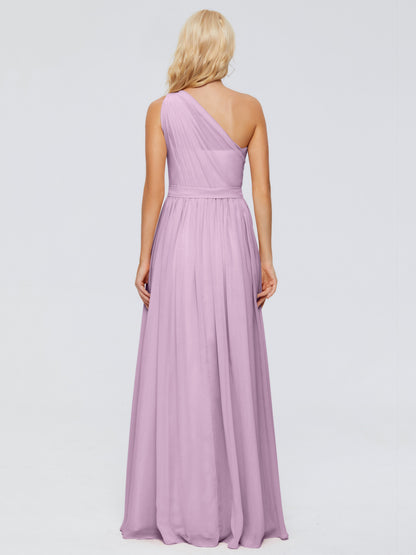 Arabella One-shoulder Chiffon Bridesmaid Dresses