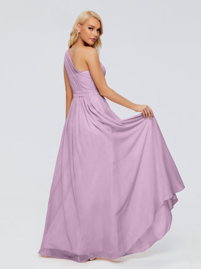 Arabella One-shoulder Chiffon Bridesmaid Dresses