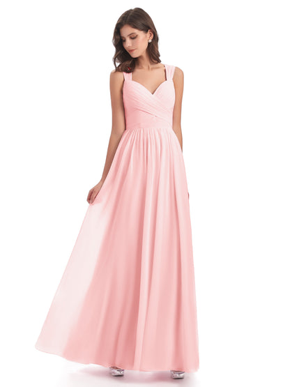 Isabella Key Hole Chiffon Bridesmaid Dresses