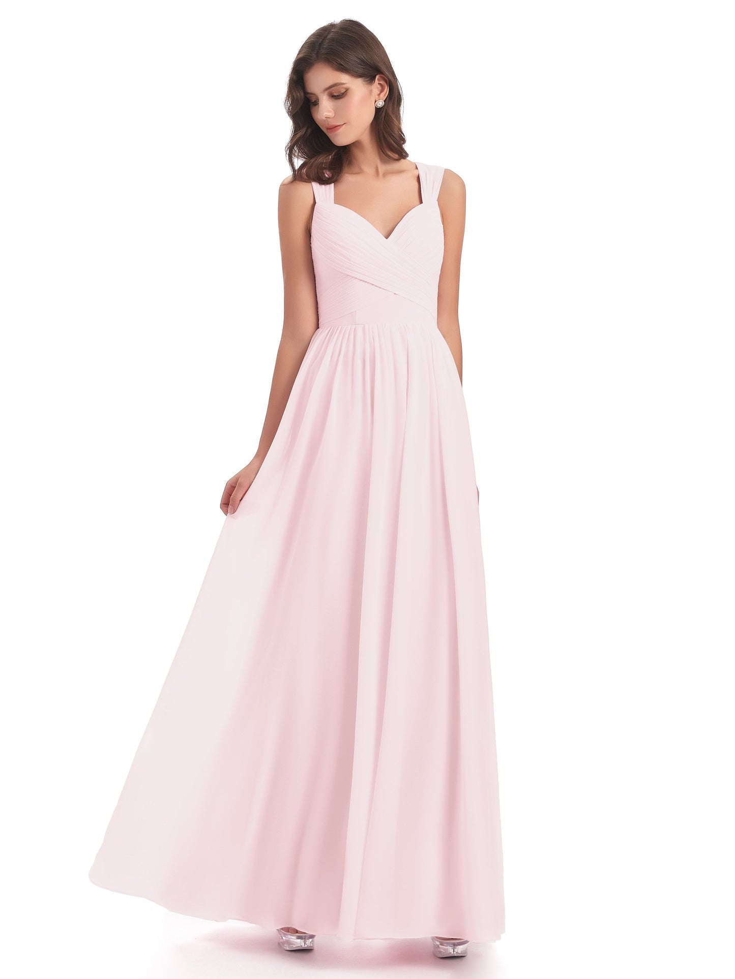 Isabella Key Hole Chiffon Bridesmaid Dresses