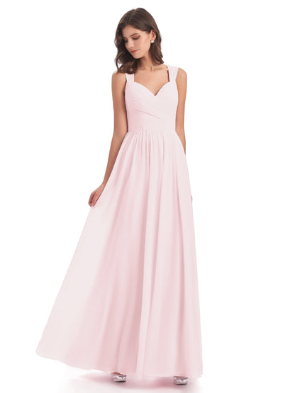 Isabella Key Hole Chiffon Bridesmaid Dresses