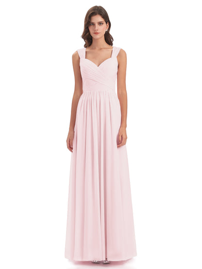 Isabella Key Hole Chiffon Bridesmaid Dresses