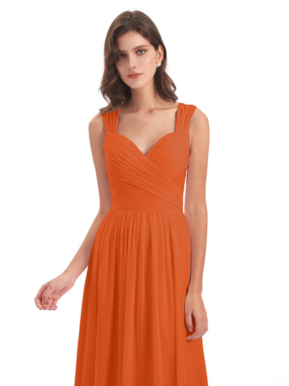 Isabella Key Hole Chiffon Bridesmaid Dresses