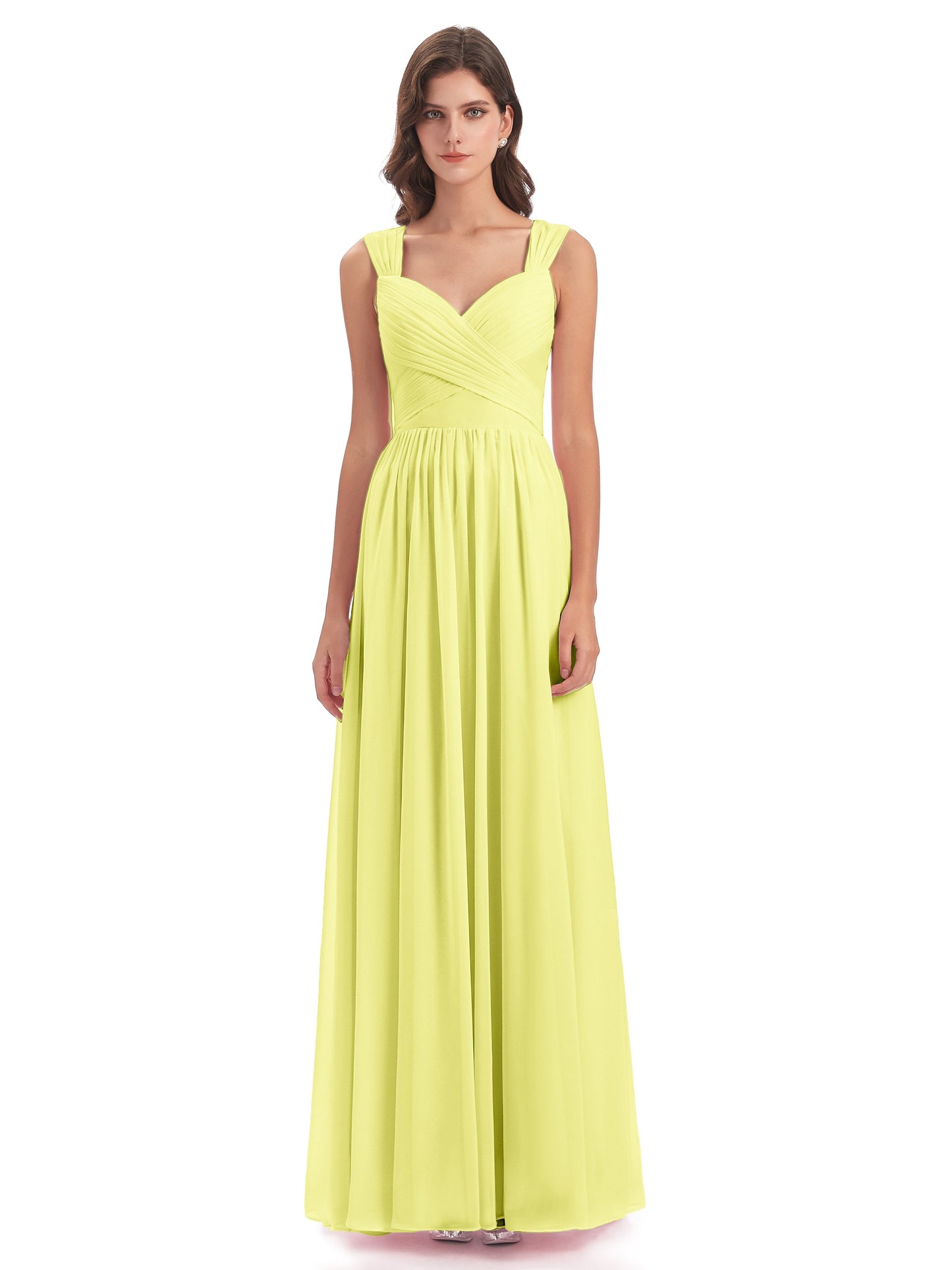 Isabella Key Hole Chiffon Bridesmaid Dresses