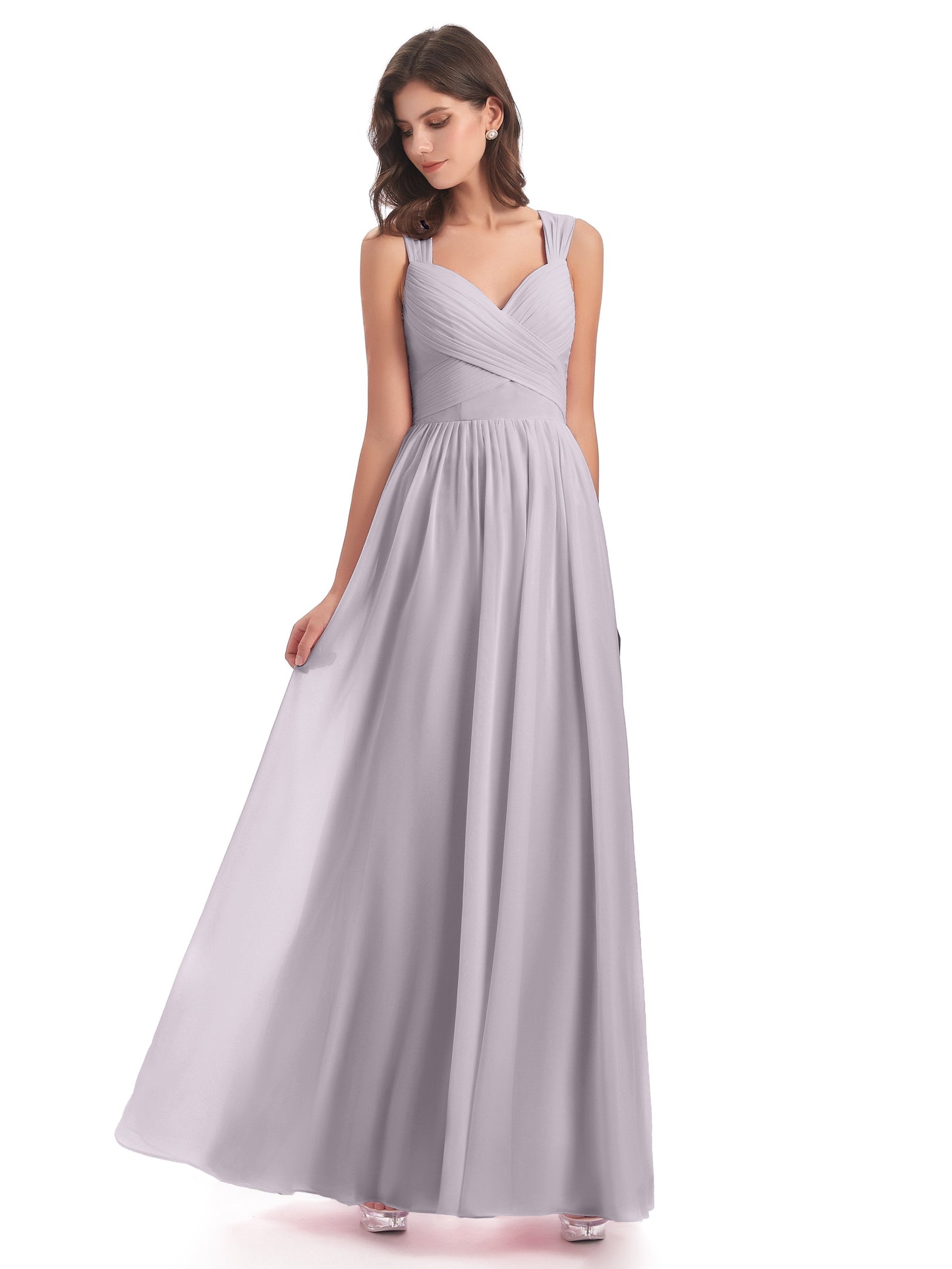 Isabella Key Hole Chiffon Bridesmaid Dresses