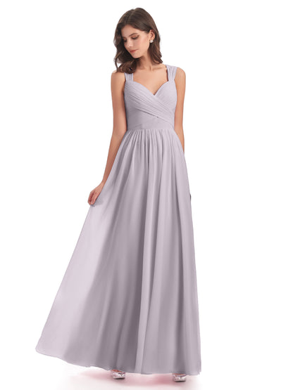 Isabella Key Hole Chiffon Bridesmaid Dresses