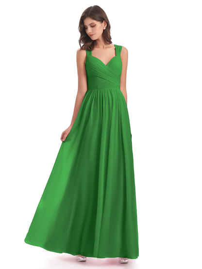 Isabella Key Hole Chiffon Bridesmaid Dresses