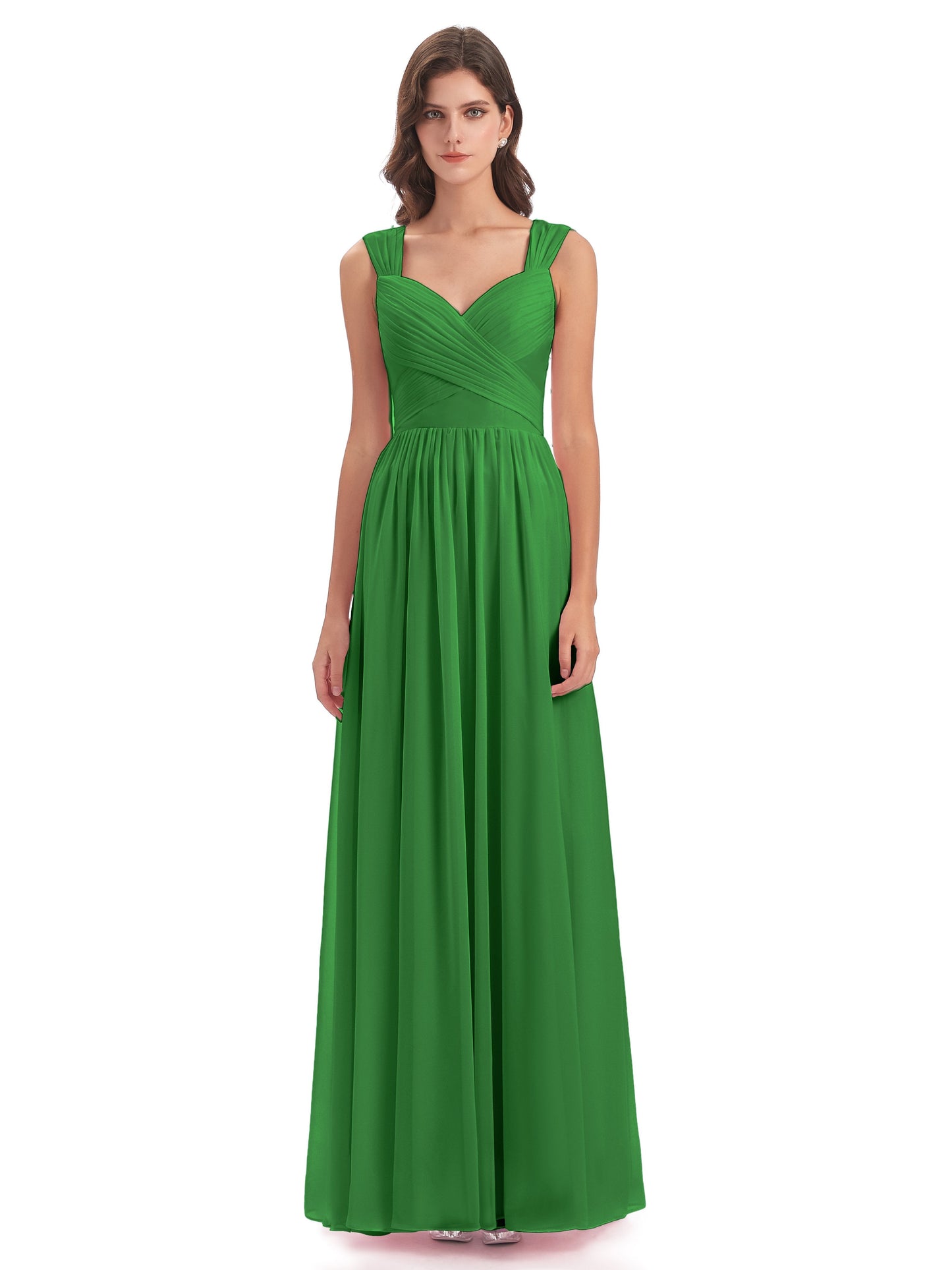 Isabella Key Hole Chiffon Bridesmaid Dresses