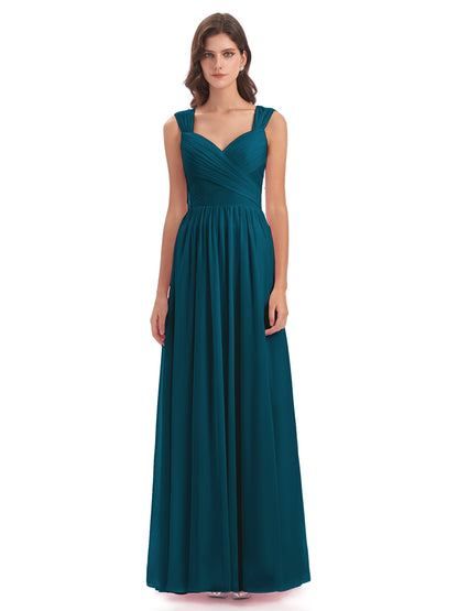 Isabella Key Hole Chiffon Bridesmaid Dresses