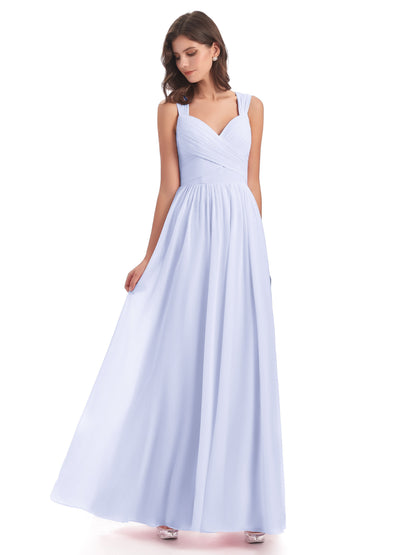 Isabella Key Hole Chiffon Bridesmaid Dresses