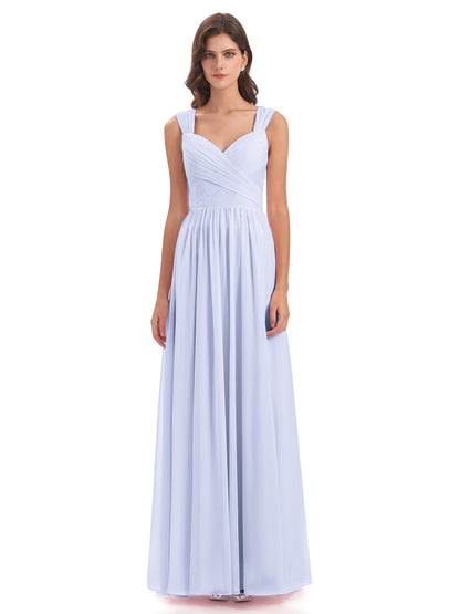Isabella Key Hole Chiffon Bridesmaid Dresses