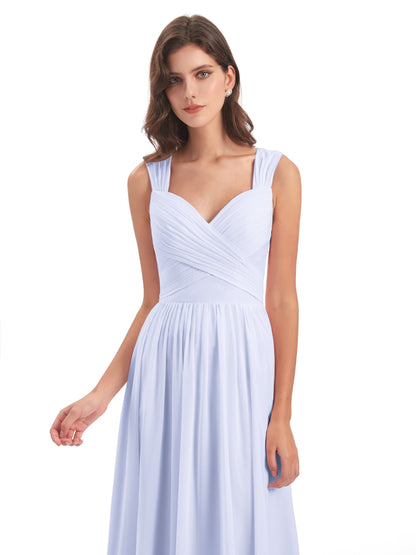 Isabella Key Hole Chiffon Bridesmaid Dresses