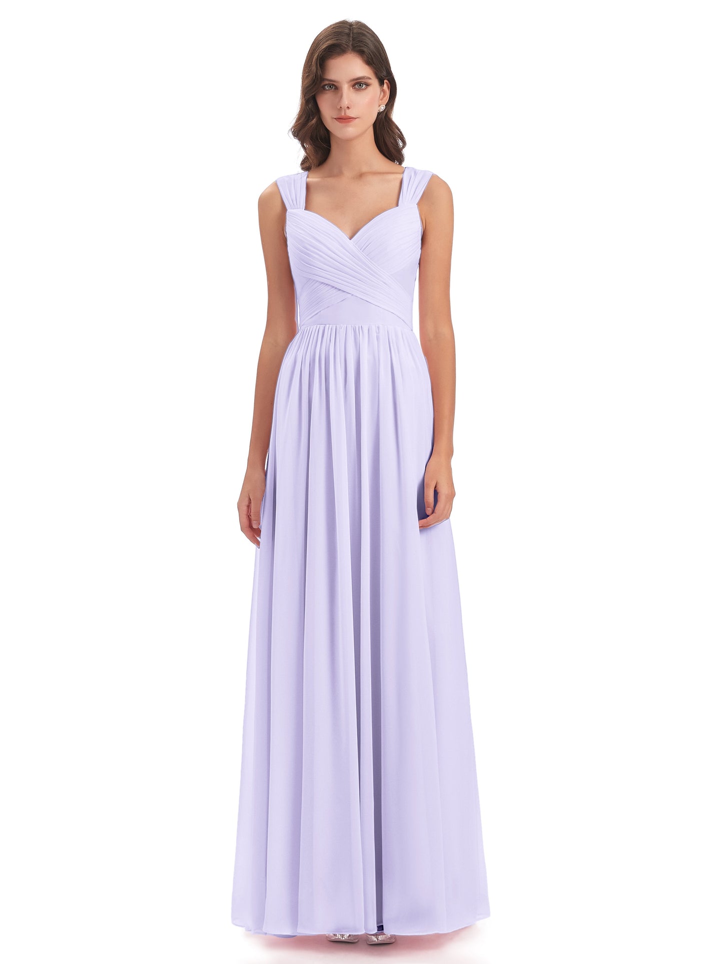 Isabella Key Hole Chiffon Bridesmaid Dresses