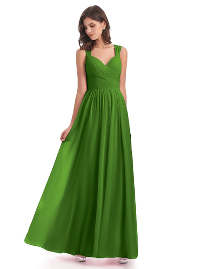 Isabella Key Hole Chiffon Bridesmaid Dresses