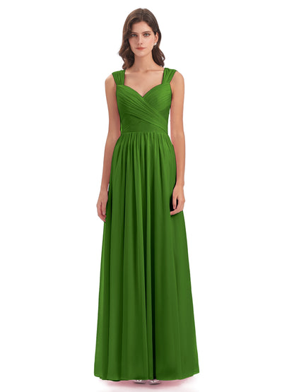 Isabella Key Hole Chiffon Bridesmaid Dresses