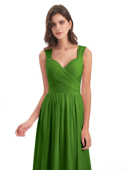 Isabella Key Hole Chiffon Bridesmaid Dresses