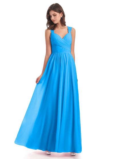 Isabella Key Hole Chiffon Bridesmaid Dresses