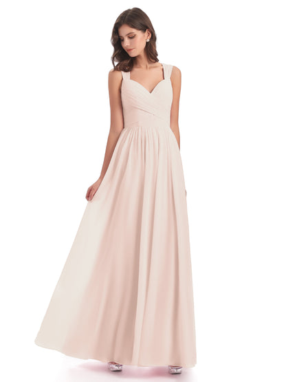 Isabella Key Hole Chiffon Bridesmaid Dresses
