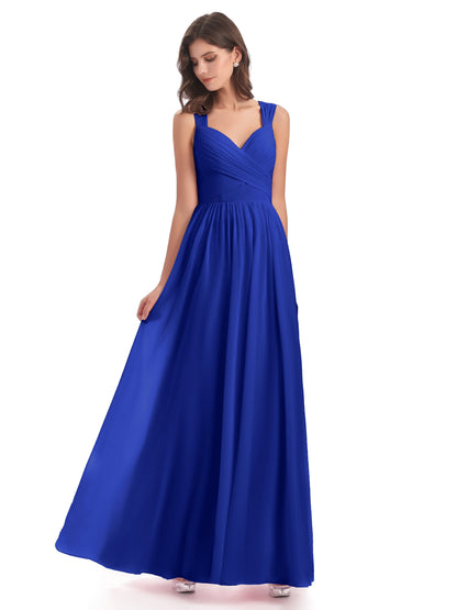 Isabella Key Hole Chiffon Bridesmaid Dresses