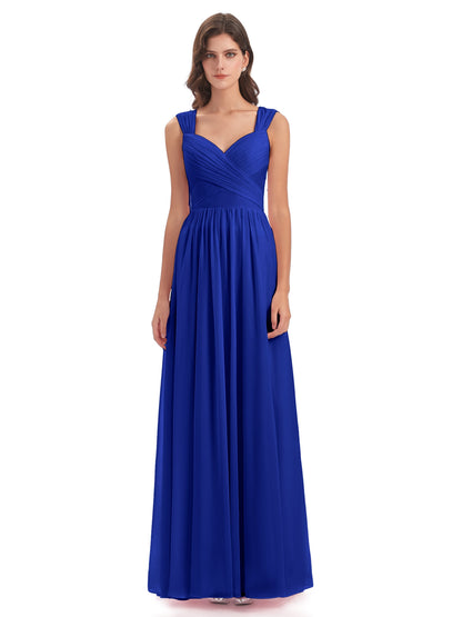 Isabella Key Hole Chiffon Bridesmaid Dresses