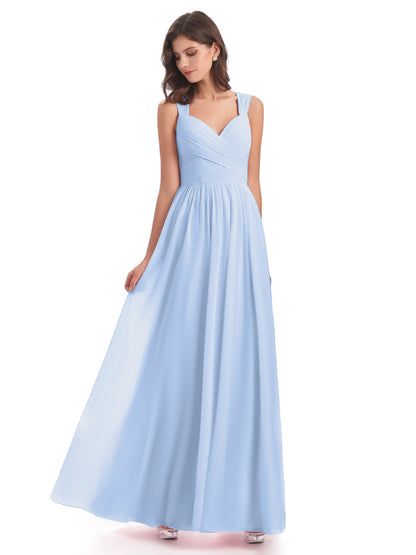 Isabella Key Hole Chiffon Bridesmaid Dresses