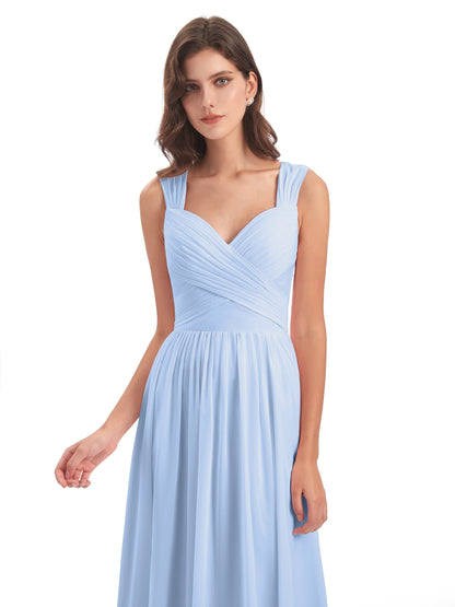 Isabella Key Hole Chiffon Bridesmaid Dresses