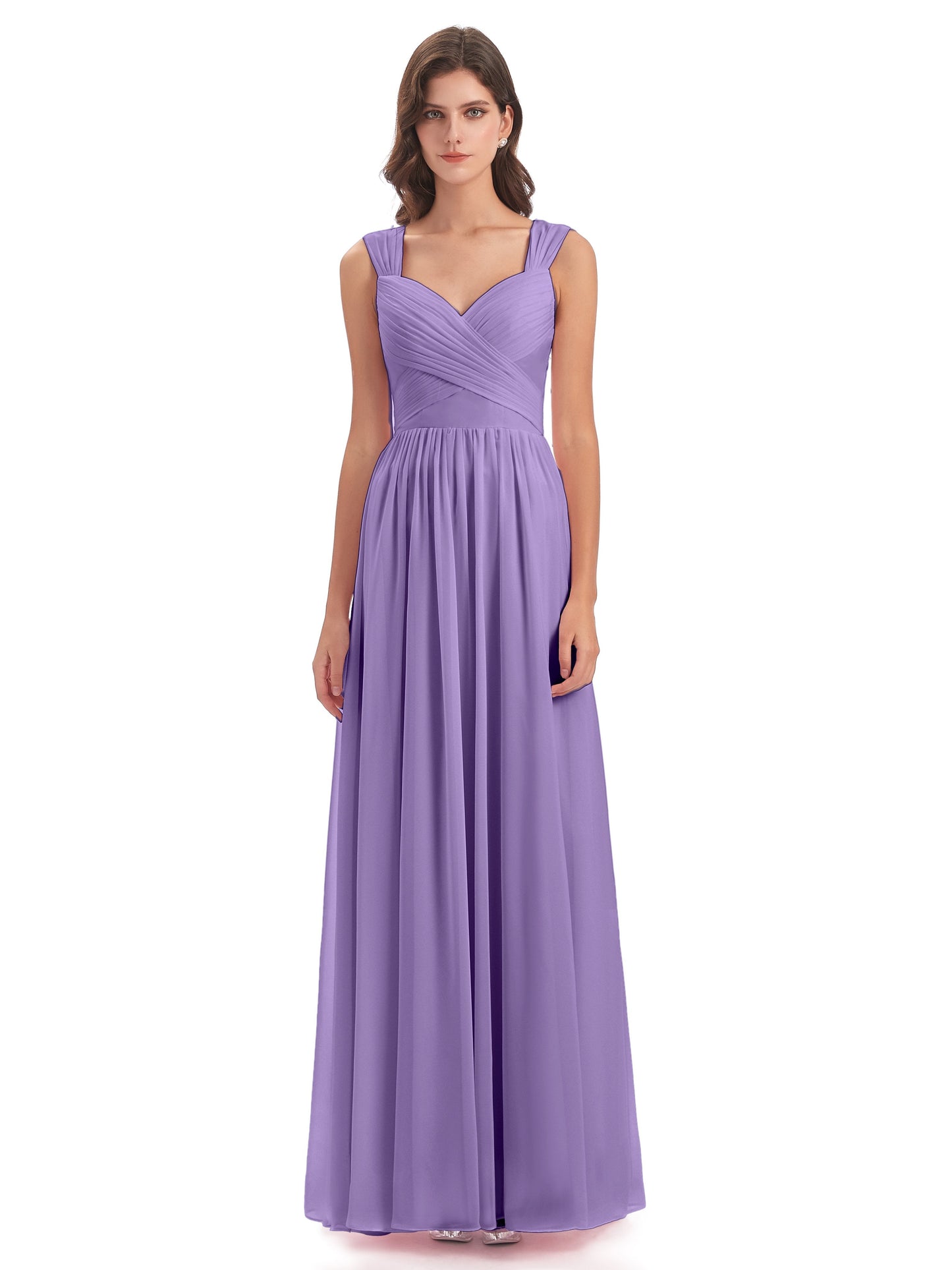 Isabella Key Hole Chiffon Bridesmaid Dresses