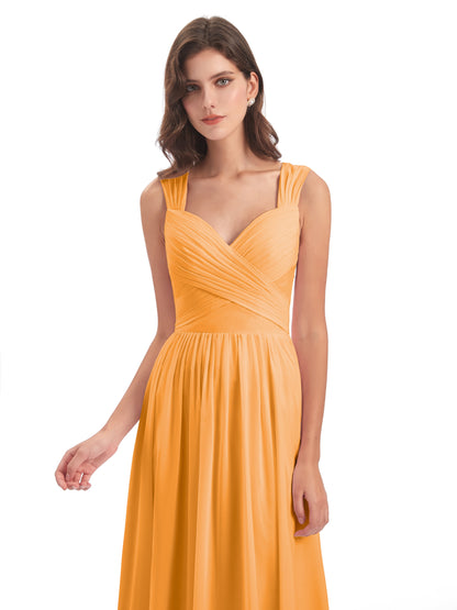 Isabella Key Hole Chiffon Bridesmaid Dresses