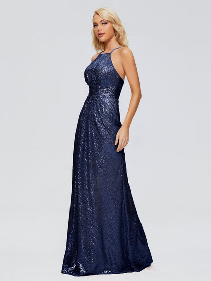 Mary Halter Hourglass Sequins Bridesmaid Dress