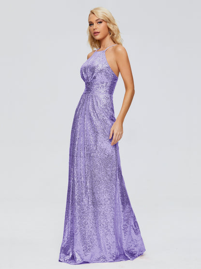 Mary Halter Hourglass Sequins Bridesmaid Dress