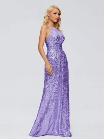 Mary Halter Hourglass Sequins Bridesmaid Dress