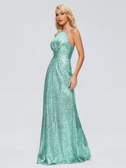 Mary Halter Hourglass Sequins Bridesmaid Dress