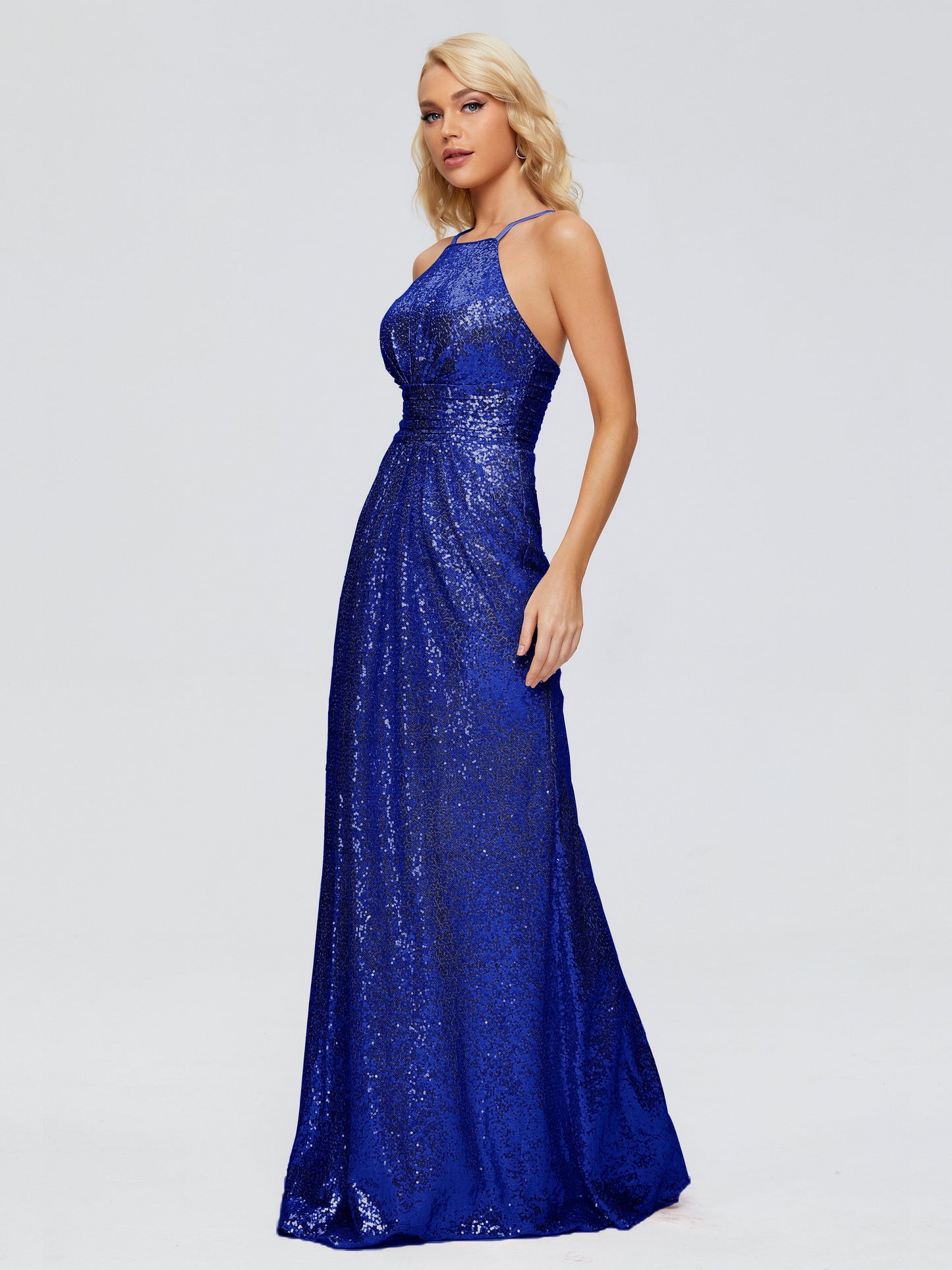 Mary Halter Hourglass Sequins Bridesmaid Dress
