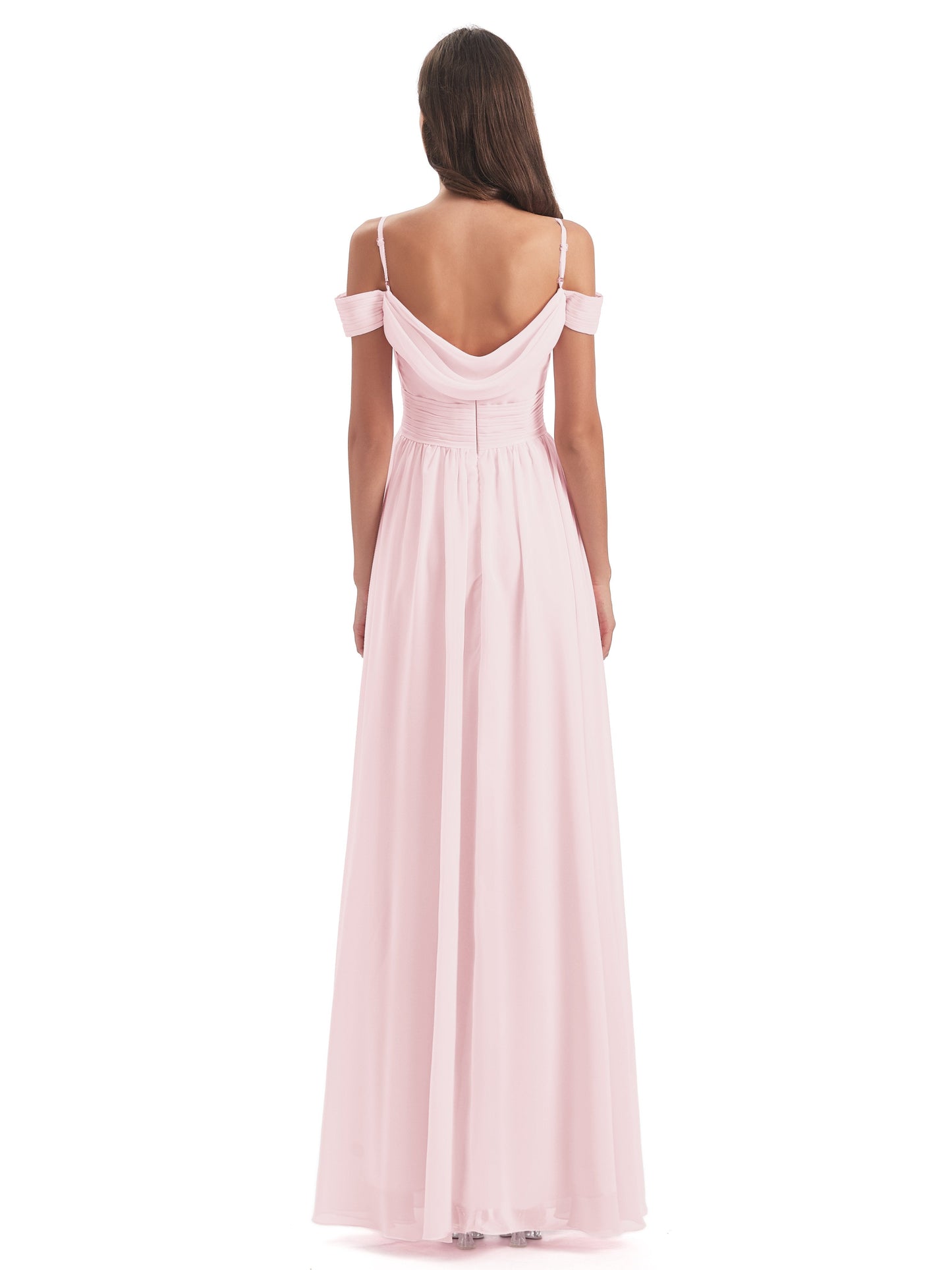 Mia A-line Off The Shoulder Long Bridesmaid Dresses