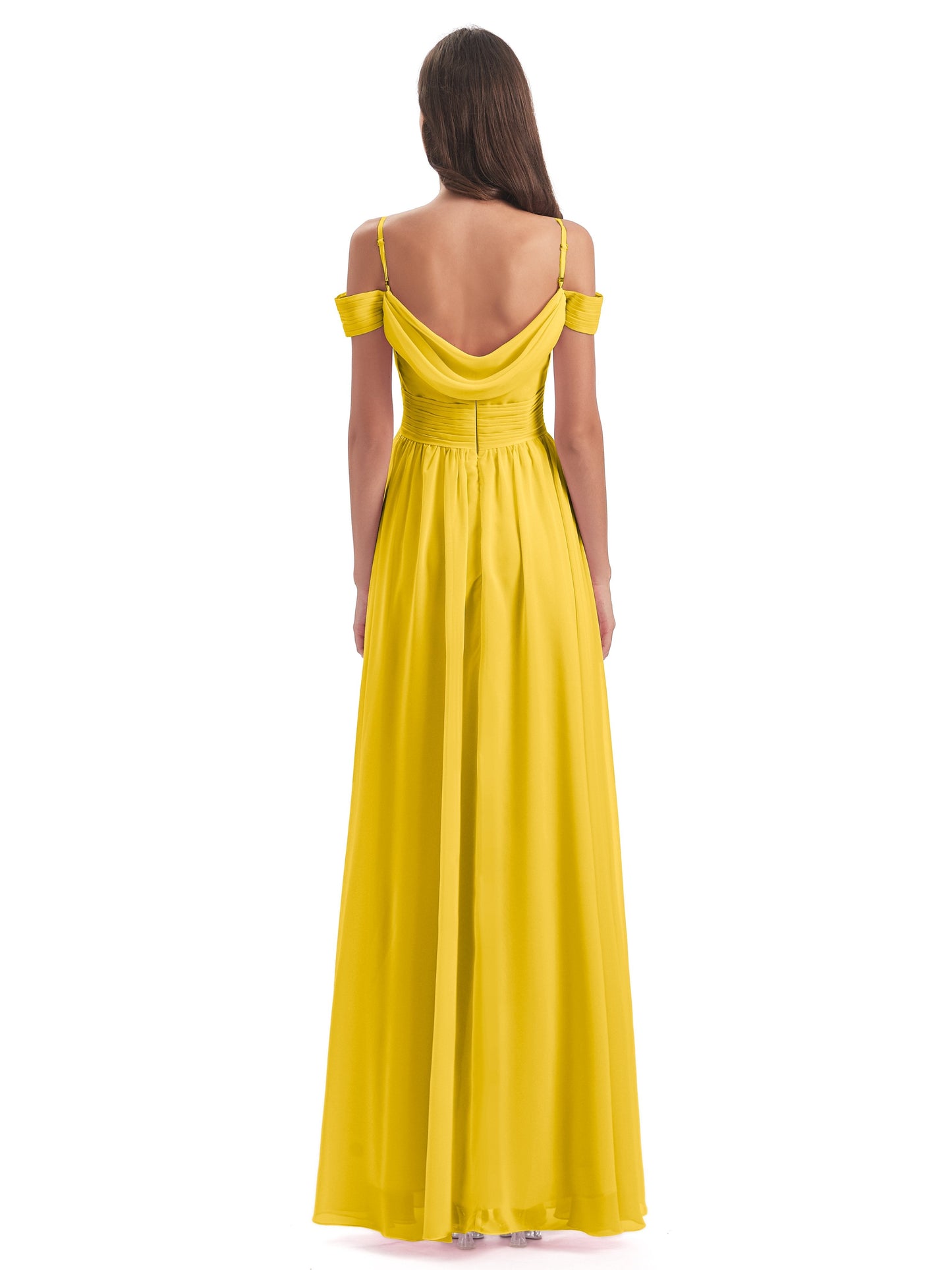 Mia A-line Off The Shoulder Long Bridesmaid Dresses
