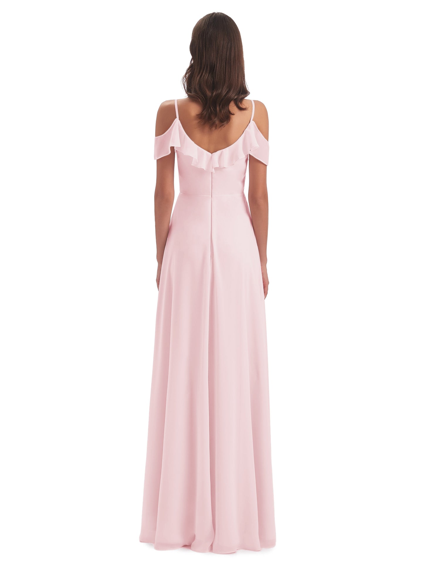 Penelope Sheath Off The Shoulder Long Bridesmaid Dresses
