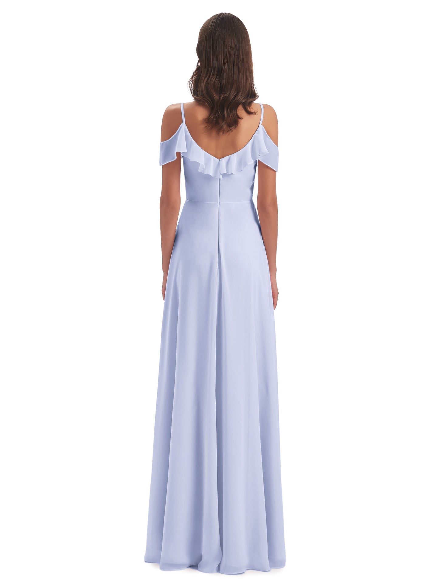 Penelope Sheath Off The Shoulder Long Bridesmaid Dresses