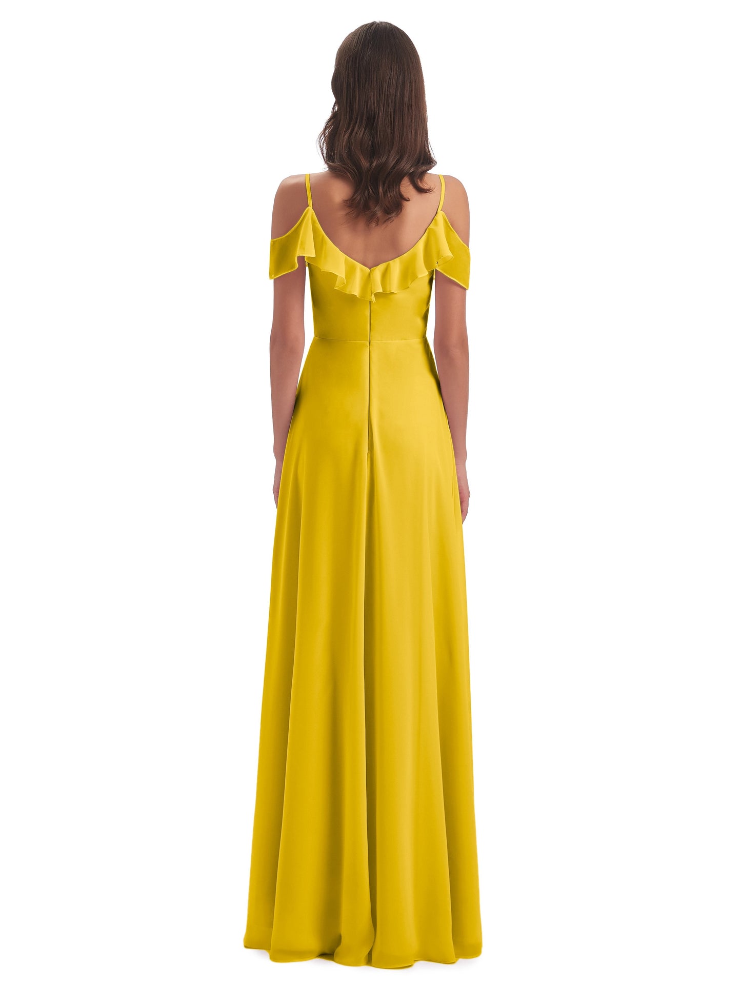 Penelope Sheath Off The Shoulder Long Bridesmaid Dresses
