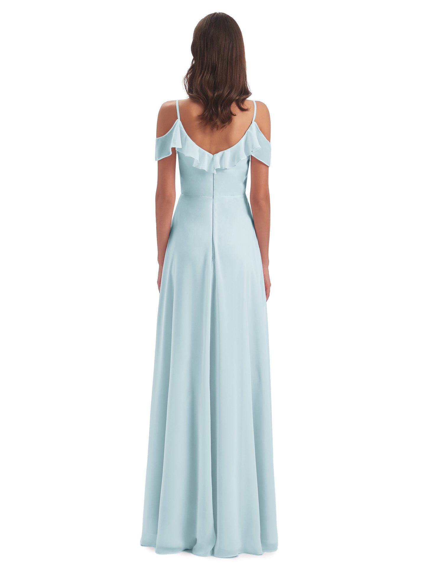 Penelope Sheath Off The Shoulder Long Bridesmaid Dresses
