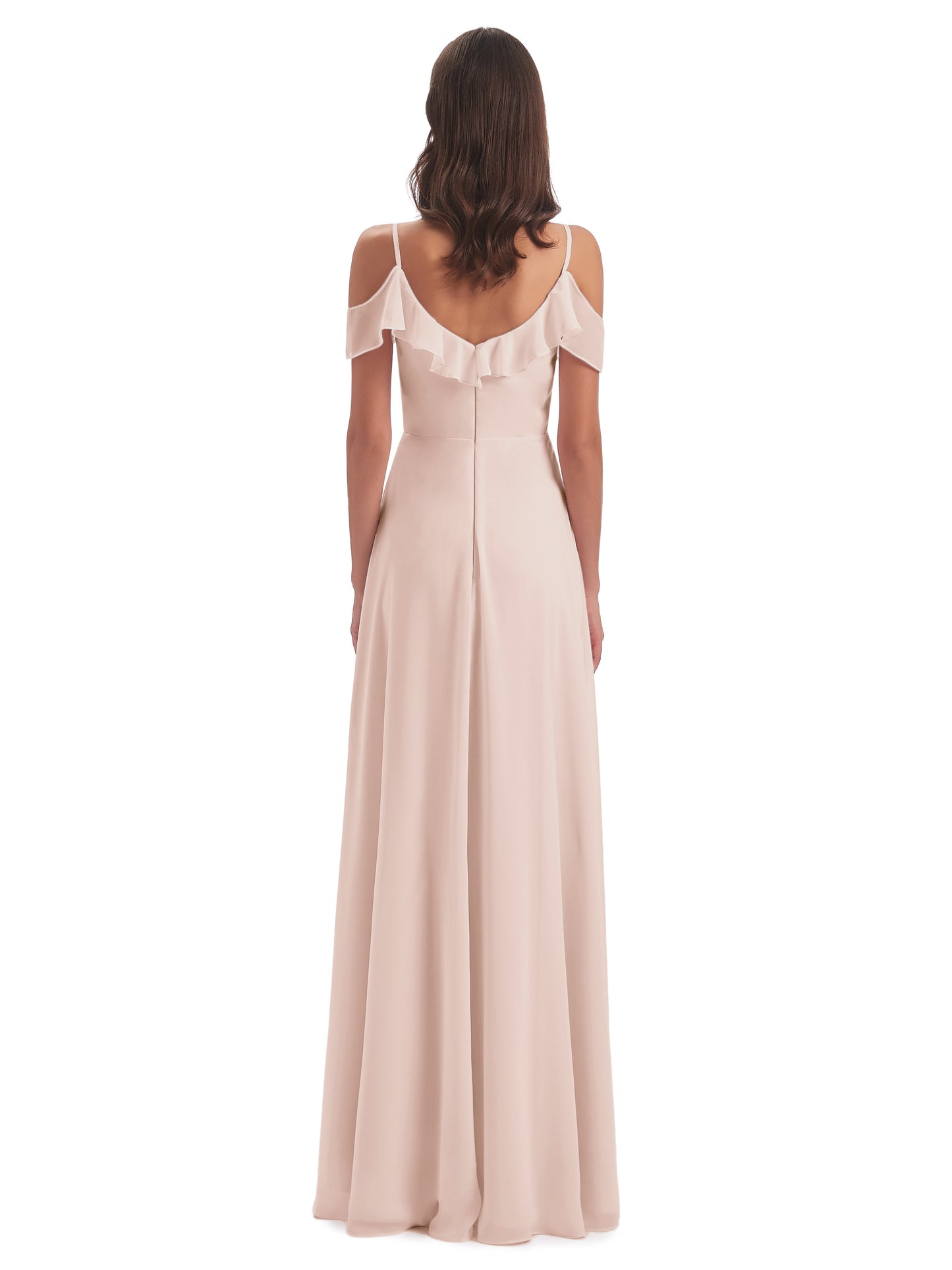 Penelope Sheath Off The Shoulder Long Bridesmaid Dresses