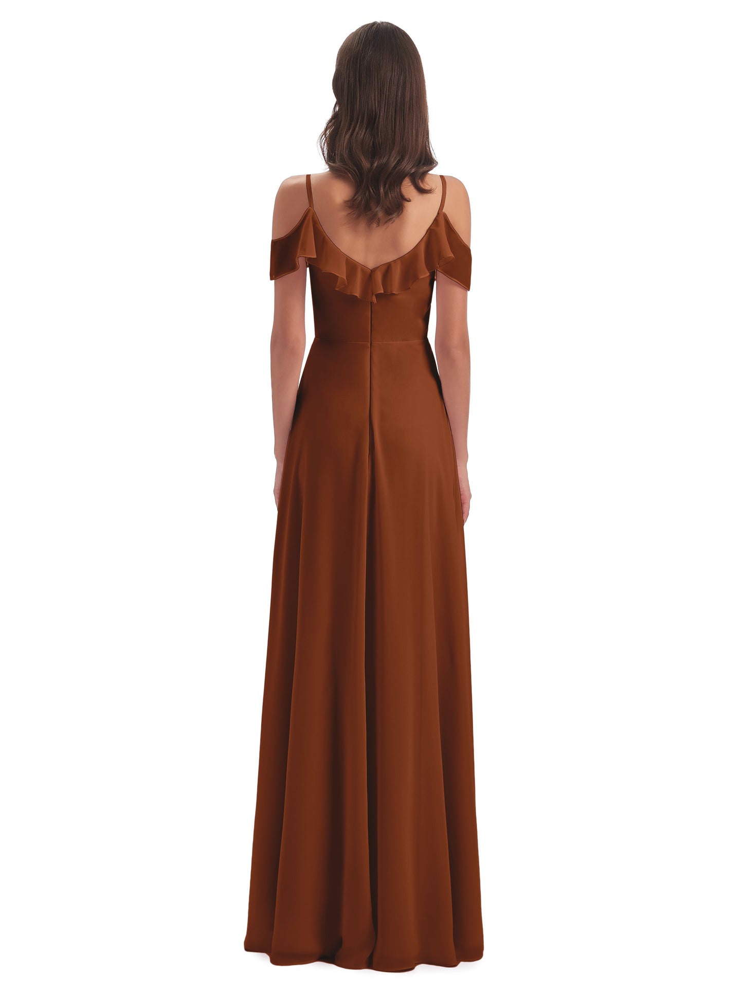 Penelope Sheath Off The Shoulder Long Bridesmaid Dresses