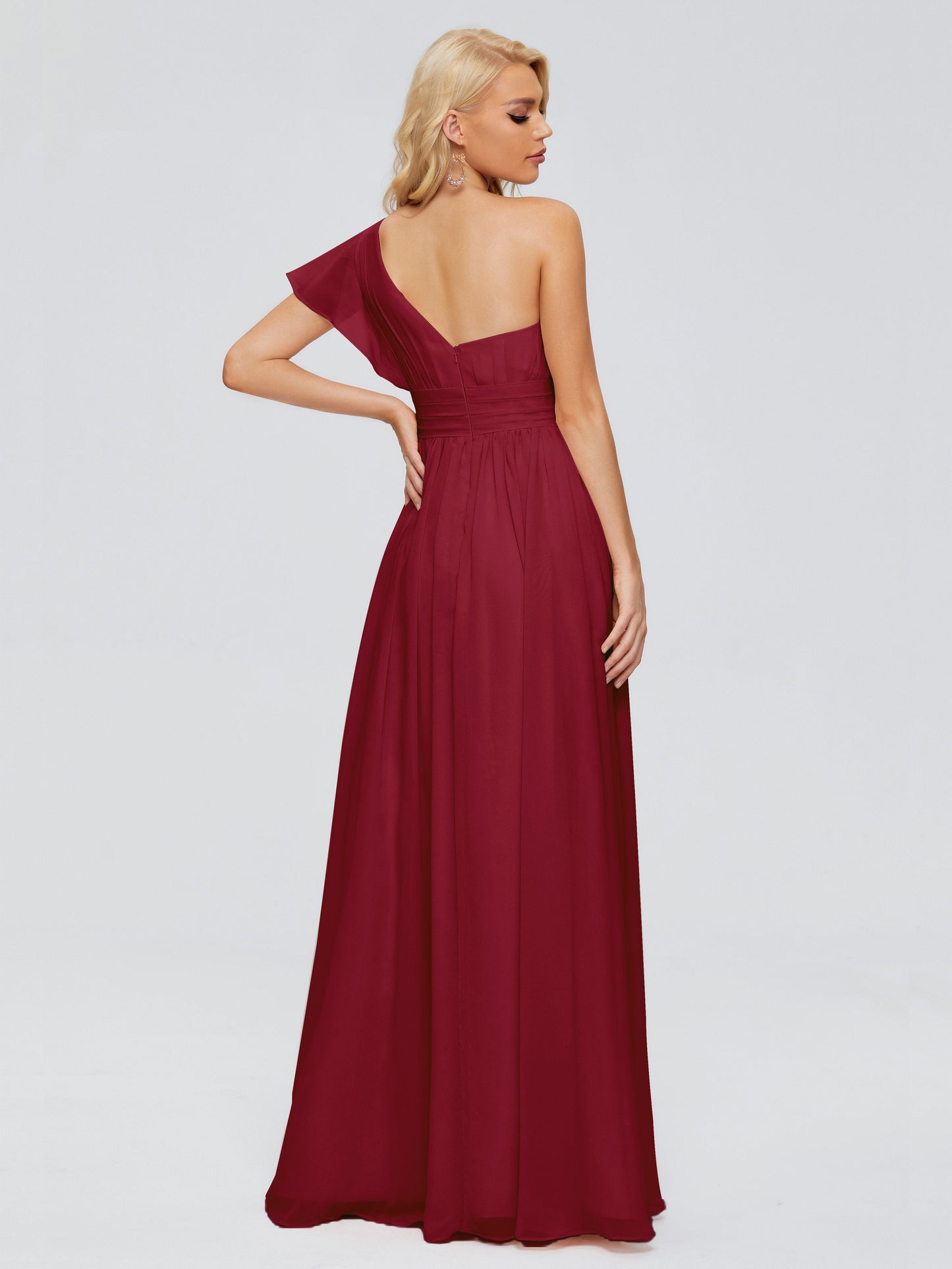 Rylee One Shoulder Chiffon Bridesmaid Dresses