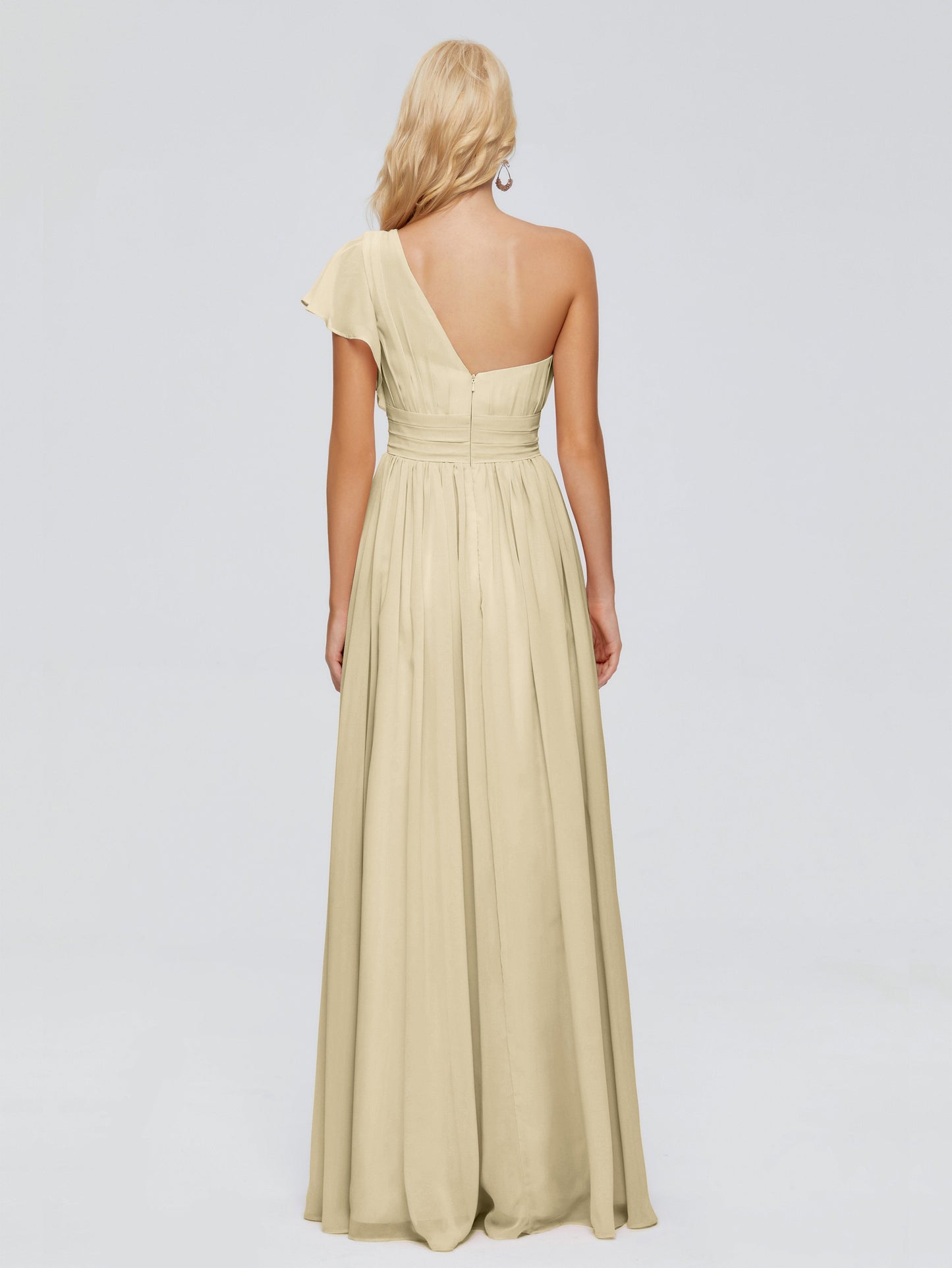Rylee One Shoulder Chiffon Bridesmaid Dresses
