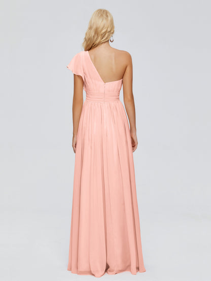 Rylee One Shoulder Chiffon Bridesmaid Dresses